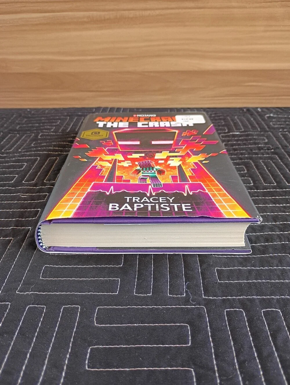 Minecraft: The Crash by Tracey Baptiste - Black & Neon Hardcover